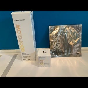 Goopglow body luminizer, exfoliator, glycolic peel